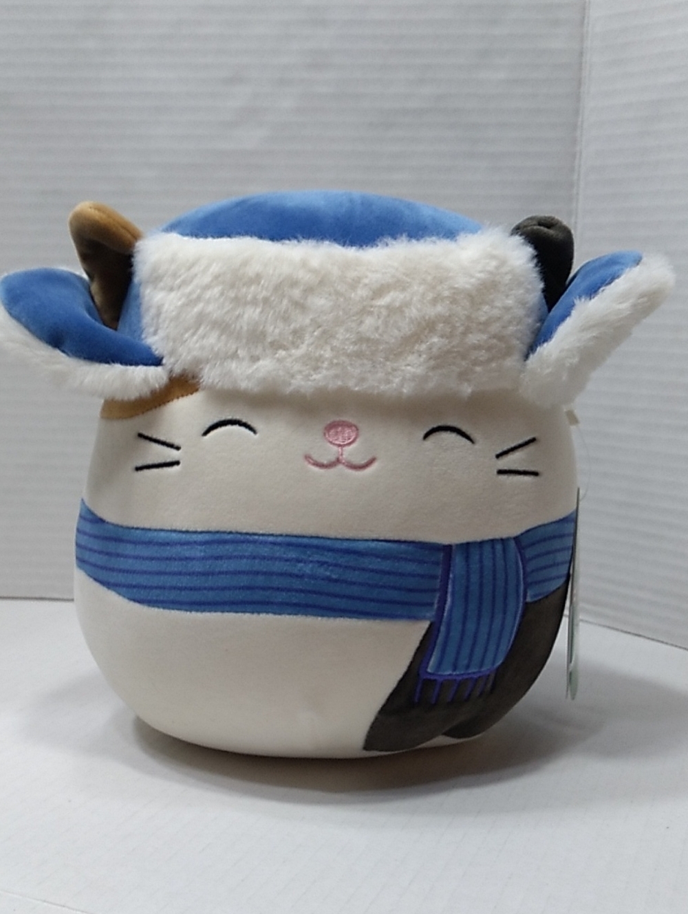 Squishmallow Cam the Calico Cat from the 2023 Winter Holiday Collection 8 Inch